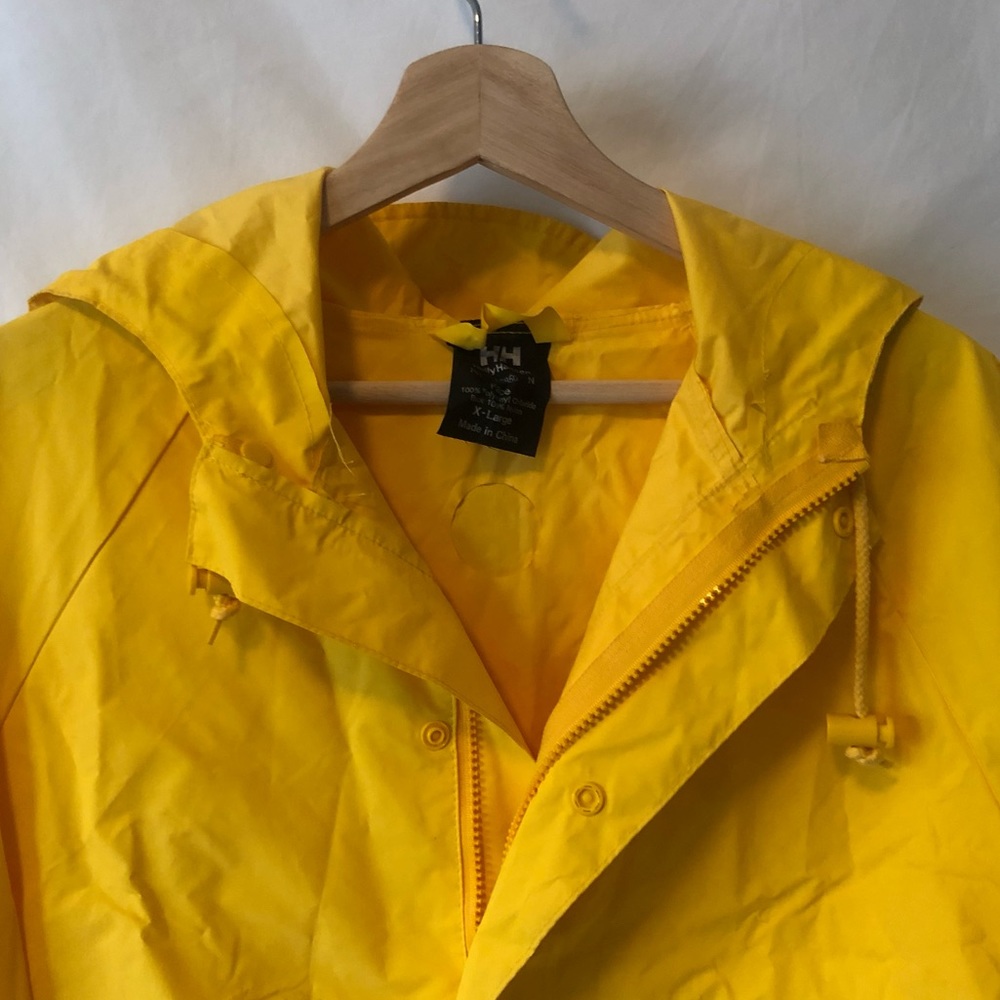 SOLD - HELLY HANSEN Iconic Yellow Raincoat - XL - Picture 8 of 9